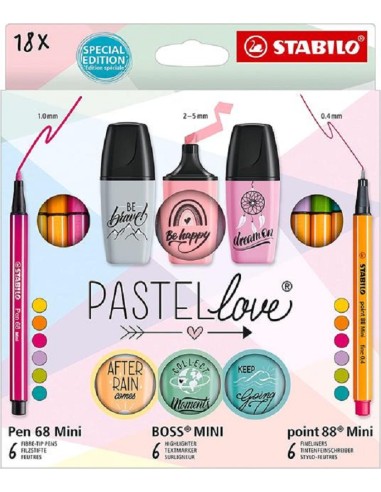 STABILO PASTELLOVE SET CONF. DA 18 77/5-8