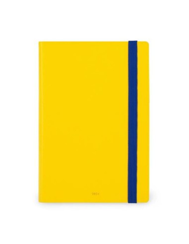 AGENDA 2024 LEGAMI, 12 MESI, GIORNALIERA, LARGE - YELLOW