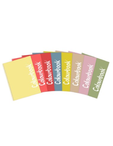 QUADERNO A4 SPIRALATO COLOURBOOK MAXI PASTEL RIG. 1R