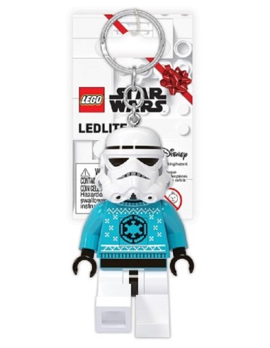 LEGO PORTACHIAVI STORMTROOPER NATALIZIO CON TORCIA LGL-KE174