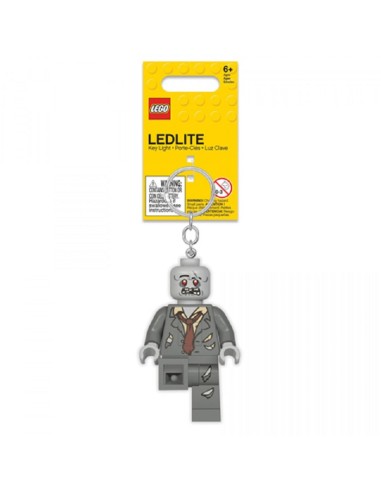 LEGO PORTACHIAVI ZOMBIE CON TORCIA LGL-KE135H