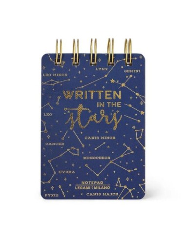 MINI TACCUINO CON SPIRALE LEGAMI - STARS