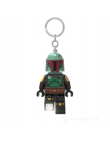 LEGO PORTACHIAVI STAR WARS THE MANDALORIAN BOBA CON TORCIA LGL-KE188H