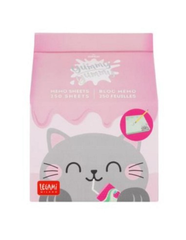 MEMO ADESIVI LEGAMI YUMMY YUMMY - KITTY