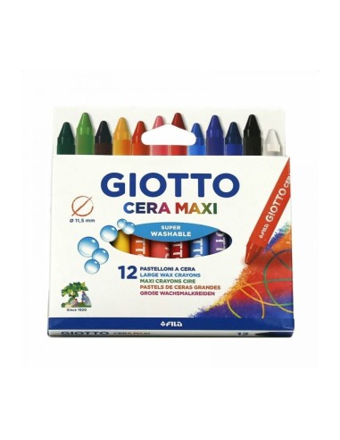 PASTELLI A CERA MAXI GIOTTO CONF. DA 12