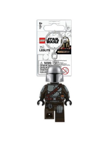 LEGO PORTACHIAVI STAR WARS IL MANDALORIANO CON TORCIA LGL-KE187H