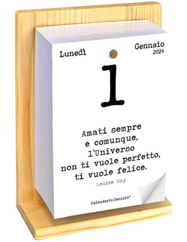 CALENDARIO GENIALE CON SUPPORTO 2024
